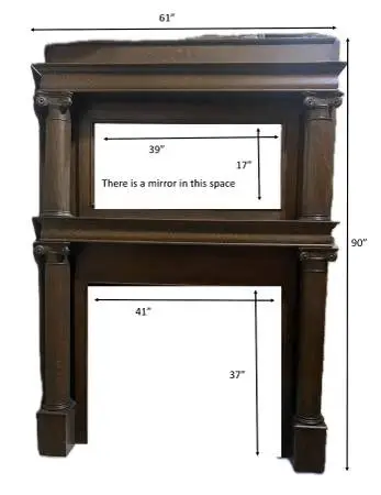 Over 100 Years Old - Fireplace Mantel