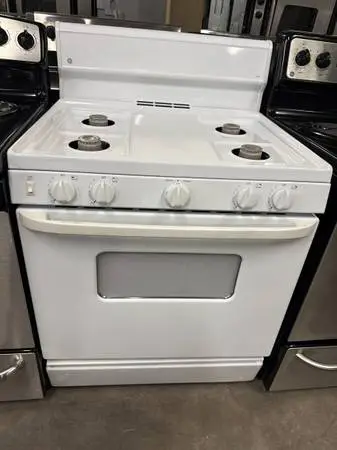 GE  White 30” Gas Range only $185