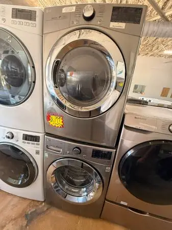 Used Gray LG Washer and Dryer Frontloader
