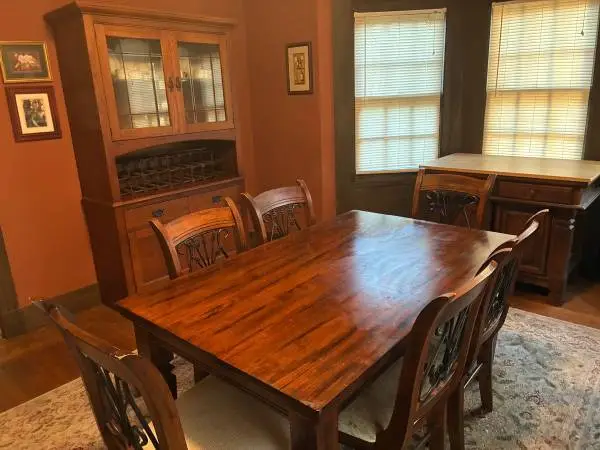 10 Piece Dining Room Set - Solid Cherry Wood