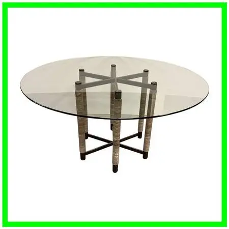 Uttermost Hex Dining Table, 60 Inch