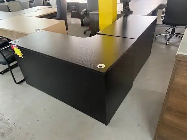 DESK L SHAPE NEW!!60X60 BLACK ESPRESSO SALE!!