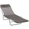 Brand NEW!! Brown Metal Adjustable In or Outdoor Chaise Lounge