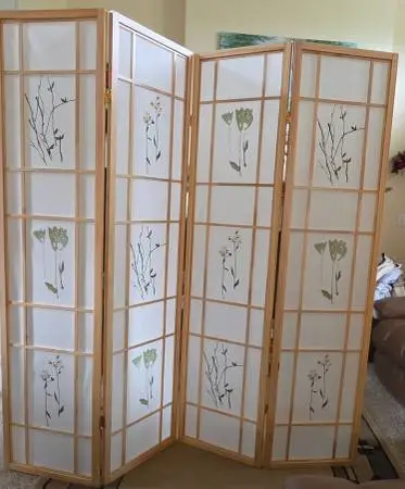 Lovely floral room divider - never used