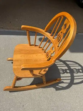 Oak Childs Rocking Chair