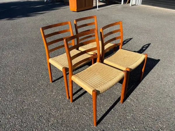 Danish Teak JL Møller Dining Chairs