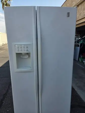 GE Profile side by siderefurbished refrigerator