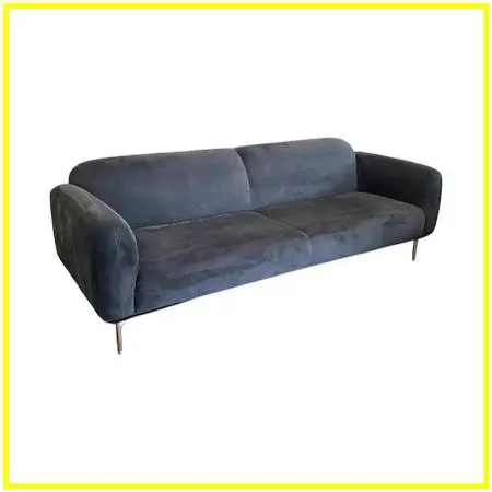Nuevo Living Benson Shadow Grey Triple Seat Sofa