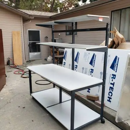 MAYLINE E*LAN COMPUTER RACKING STATION/ Work Station  72 LAN STATION.