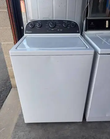 White Whirlpool Washer