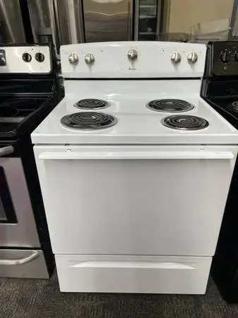 Electric stoves white and stainless steel $280 each one