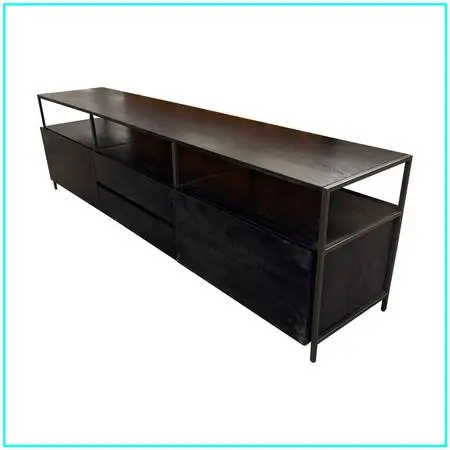 West Elm Industrial Storage Media Console