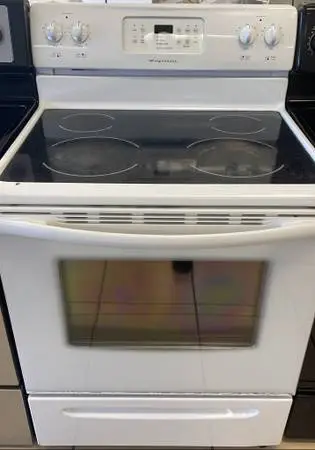 STOVE GLASS TOP FRIGIDAIRE WHITE