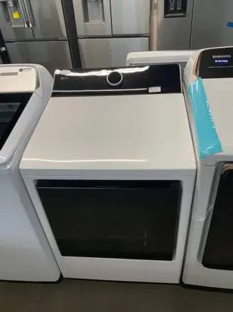 **LG WHITE 7.4 CU FT ELECTRIC SINGLE DRYER**ON SALE NOW**