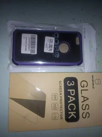 IPhone 7 case and Screen protection glass
