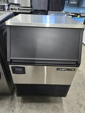 Uniflow Commercial Ice Machine, 75 lb Capacity, Stainless Steel