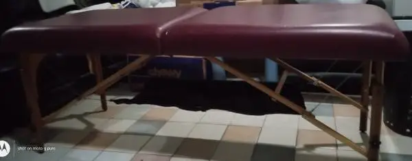 Massage table