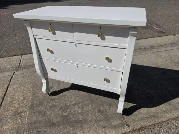 Vintage wood dresser #1963