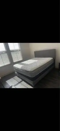 Queen Mattress with Spring Box + Bed Frame Bundle