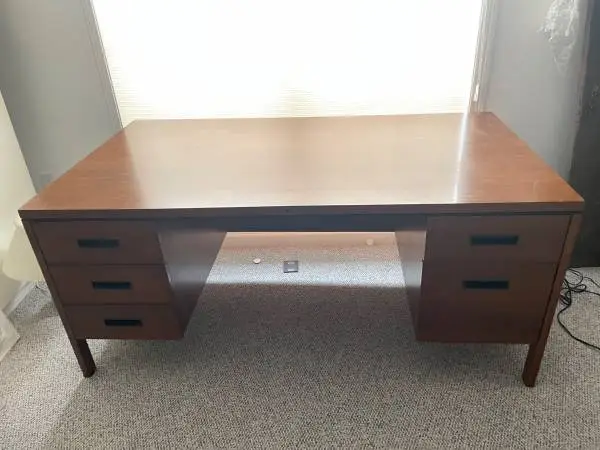 Desk and Credenza