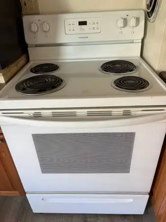 Electric stove.ventilation hood