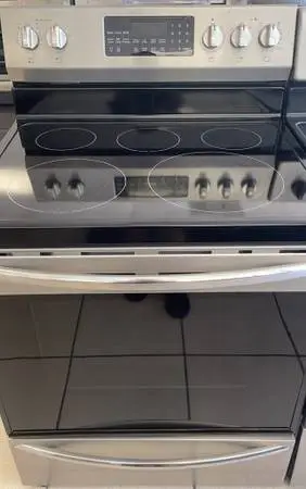 STOVE GLASS TOP STAINLESS STEEL FRIGIDAIRE