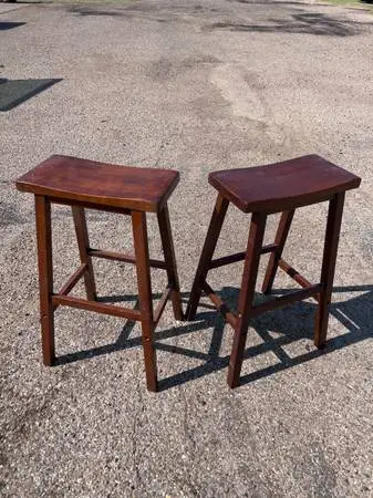 Wooden Bar Stool Seats