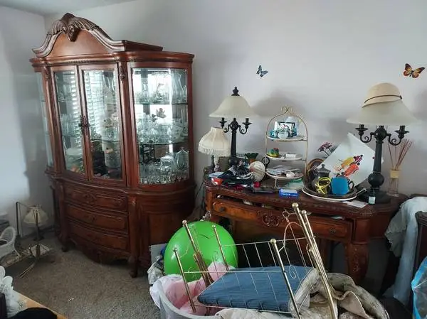 incredible dining room hutch and separate dresser
