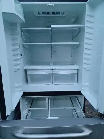 Stainless french door refrigerator