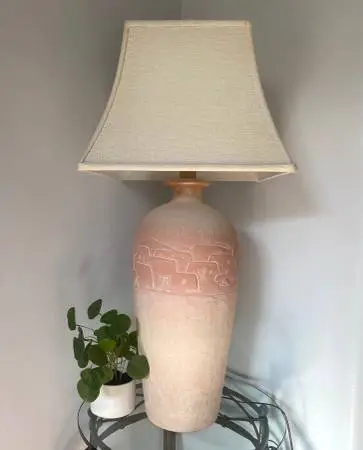 Vintage Statement Table Lamp By American Lamp 1987