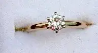 .50 ct Ladies 18kt Yellow Gold Diamond Solitaire