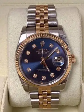 Rolex Datejust 36 yellow Gold jubilee bracelet