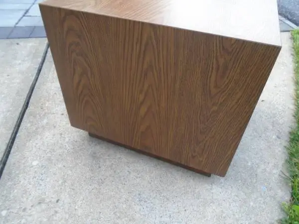 Mid-Century Square Cube Table