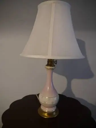VTG Pink Ceramic Lamp