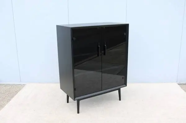 Italian Modern Marconato & Zappa for Amura Theo Wood Cupboard Cabinet