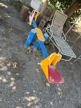 Commercial playground ABQ CITY PARK SEESAW TEETER TOTTER