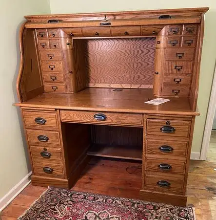 Computer Roll Top Desk
