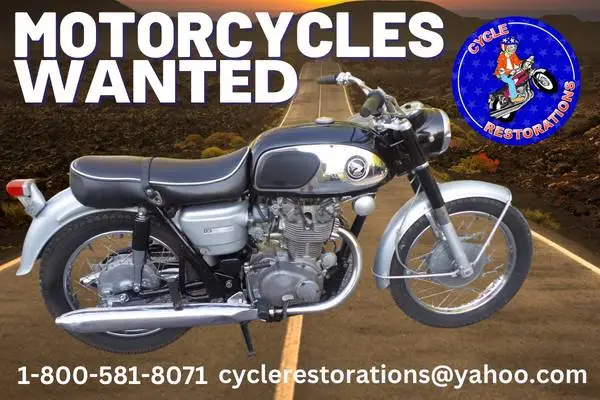 MOTORCYCLES WANTED *BEFORE 1990* 🏍 CALL: 1-800-581-8071