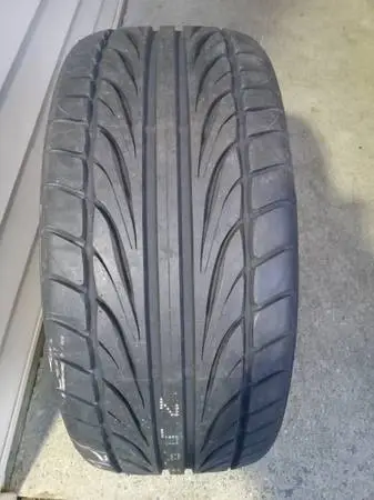 Set of 4 20” Black Rims with Tires and Lug Nuts