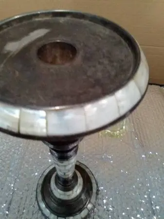 17th CENTURY CANDLE HOLDER