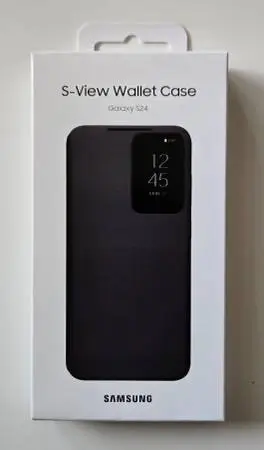 Samsung S‑View Wallet Case – Galaxy S24