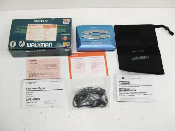 Sony Walkman WM-EX570 Cassette Player 20th Anniversary Model MINT