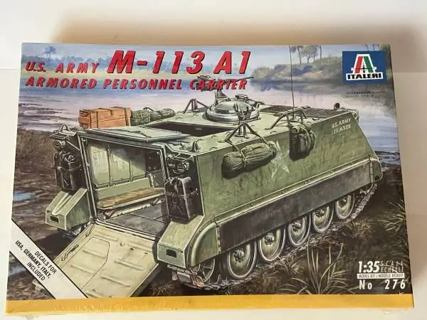 ITALERI 276 1:35 SCALE M113A1 US ARMY ARMORED PERSONNEL CARRIER MODEL