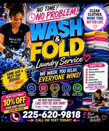 WASH & FOLD SERVICE