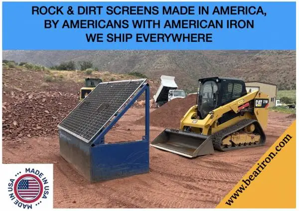 Bear Iron Works Rock Screen Grizzly / Soil & Dirt Sifter