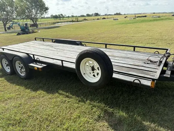 2025 18 x 77 Utility Trailer - BOS - 10K Winch - New Tires/L