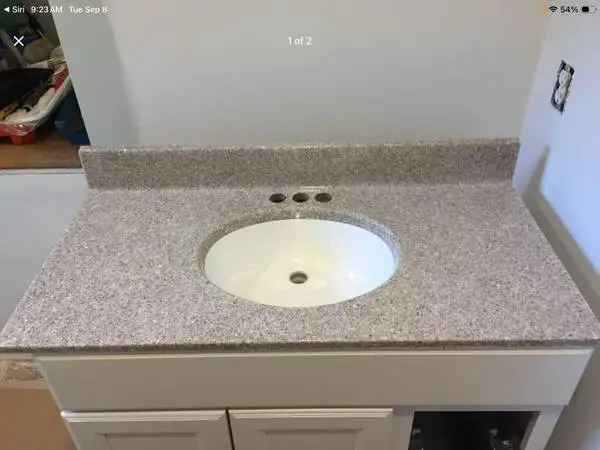 Cultured Marble Vanity Top - New