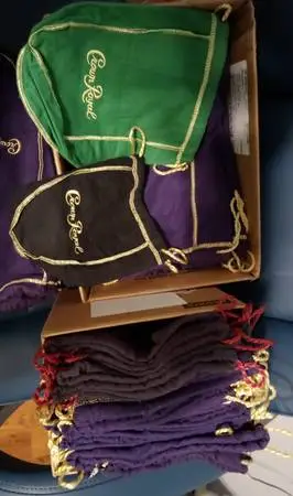 CROWN ROYAL BAGS ALL SIZES