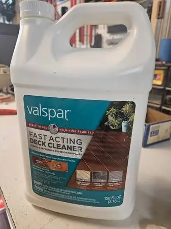 Valspar Fast Acting Deck Cleaner, 1 Gallon