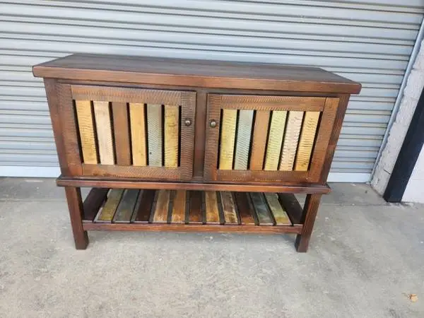 vintage solid wood TV Cabinet